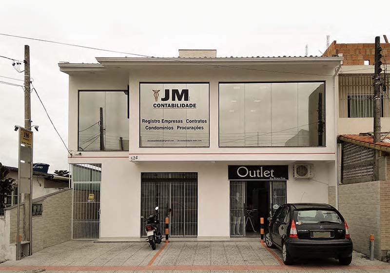 fotografia do prédio do escritório de contabilidade